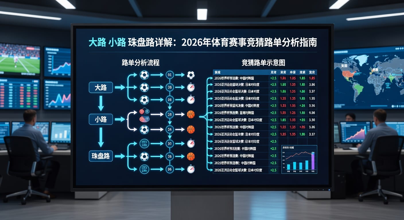 足球盘路：大路、小路、珠盘路解析 - 2026年世界杯投注APP