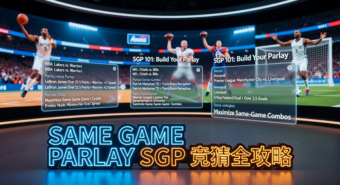 Same Game Parlay (SGP) 深度解析：体育竞猜新玩法攻略