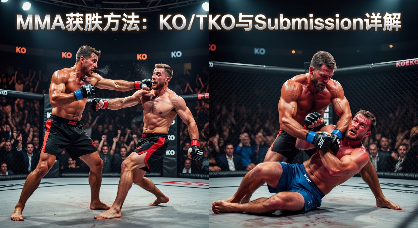MMA方法解析：KO/TKO与Submission投注技巧